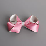 Color stereo twisting Bow Hair Barrette lovely children