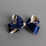 Color stereo twisting Bow Hair Barrette lovely children