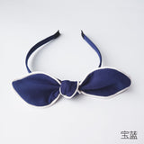 English wind rabbit ear hair band girl head hoop
