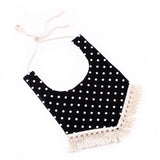 Baby Bibs Waterproof Cotton Tassel Girl Bib Saliva Towel Infant Toddler Bib Baby Bandana Bibs Burp Cloth Feeding Apron