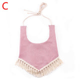 Baby Bibs Waterproof Cotton Tassel Girl Bib Saliva Towel Infant Toddler Bib Baby Bandana Bibs Burp Cloth Feeding Apron