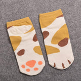1Pair Ankle Cat Claw Style Short  Socks Women  Animal Socks