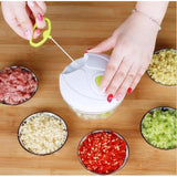 Multifunction Household Food Processor Manual Meat Machine Crusher Chopper
