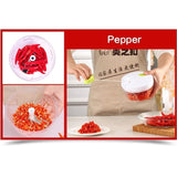 Multifunction Household Food Processor Manual Meat Machine Crusher Chopper