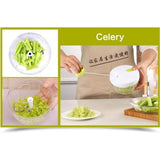 Multifunction Household Food Processor Manual Meat Machine Crusher Chopper