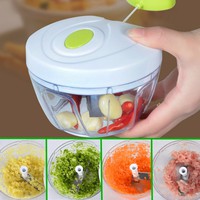 Multifunction Household Food Processor Manual Meat Machine Crusher Chopper