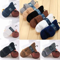 High Quality Men Women Winter Thicken Thermal Wool Cashmere Casual Sports Winter Hiking Warm Socks Ski 8colors