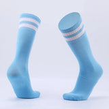 11 Colors Kids Soccer Football Socks Boys Girls Sports Antiskid Thick Over Knee Socks Students School Long Running Basketball Socks