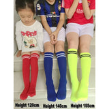 11 Colors Kids Soccer Football Socks Boys Girls Sports Antiskid Thick Over Knee Socks Students School Long Running Basketball Socks