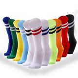 11 Colors Kids Soccer Football Socks Boys Girls Sports Antiskid Thick Over Knee Socks Students School Long Running Basketball Socks