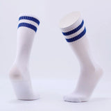 11 Colors Kids Soccer Football Socks Boys Girls Sports Antiskid Thick Over Knee Socks Students School Long Running Basketball Socks