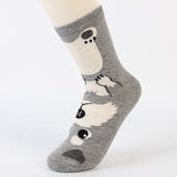 Fashion Women Girls Sock Casual Lovely Dogs Animals Cotton Hosiery Cute Printed Socks(5 Colors)