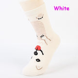Fashion Women Girls Sock Casual Lovely Dogs Animals Cotton Hosiery Cute Printed Socks(5 Colors)