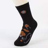 Fashion Women Girls Sock Casual Lovely Dogs Animals Cotton Hosiery Cute Printed Socks(5 Colors)