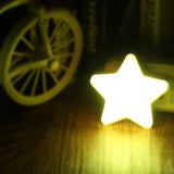 FNSUN 1PC  EU/US Plug LED Night Sensor Star Light Lamp For Baby Kids Bedroom Decoration Wall light