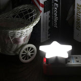 FNSUN 1PC  EU/US Plug LED Night Sensor Star Light Lamp For Baby Kids Bedroom Decoration Wall light