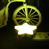 FNSUN 1PC  EU/US Plug LED Night Sensor Star Light Lamp For Baby Kids Bedroom Decoration Wall light