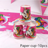 Mask Birthday Eye Cup Kids Happy Box Accessory Supplies Theme Goods Plate Hat Unicorn Party
