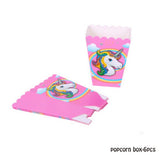Mask Birthday Eye Cup Kids Happy Box Accessory Supplies Theme Goods Plate Hat Unicorn Party