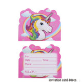 Mask Birthday Eye Cup Kids Happy Box Accessory Supplies Theme Goods Plate Hat Unicorn Party