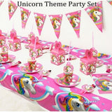 Mask Birthday Eye Cup Kids Happy Box Accessory Supplies Theme Goods Plate Hat Unicorn Party