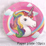 Mask Birthday Eye Cup Kids Happy Box Accessory Supplies Theme Goods Plate Hat Unicorn Party