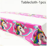 Mask Birthday Eye Cup Kids Happy Box Accessory Supplies Theme Goods Plate Hat Unicorn Party