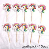 Mask Birthday Eye Cup Kids Happy Box Accessory Supplies Theme Goods Plate Hat Unicorn Party