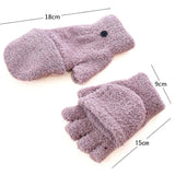 Women Girls half finger glove Hand Wrist Warmer Winter wool knitted Fingerless Gloves girls Mittens luvas femmes gants hiver Mitaines mujer guantes invierno mitones hansker