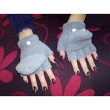 Women Girls half finger glove Hand Wrist Warmer Winter wool knitted Fingerless Gloves girls Mittens luvas femmes gants hiver Mitaines mujer guantes invierno mitones hansker