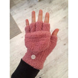 Women Girls half finger glove Hand Wrist Warmer Winter wool knitted Fingerless Gloves girls Mittens luvas femmes gants hiver Mitaines mujer guantes invierno mitones hansker