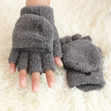 Women Girls half finger glove Hand Wrist Warmer Winter wool knitted Fingerless Gloves girls Mittens luvas femmes gants hiver Mitaines mujer guantes invierno mitones hansker
