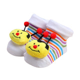 Cartoon Newborn Baby Girls Boys Anti-Slip Socks Slipper Shoes Boots