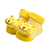 Cartoon Newborn Baby Girls Boys Anti-Slip Socks Slipper Shoes Boots
