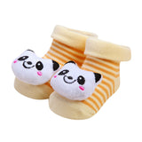 Cartoon Newborn Baby Girls Boys Anti-Slip Socks Slipper Shoes Boots