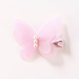 2 PCS Baby Hairpin Butterfly Hairpin Simulated Butterfly Hair Clip Lithe Gauze Hair Clip Bowknot  Hairpin