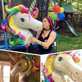 1 Pcs Birthday Party Decorations kids Foil Balloons Unicorn Balloon Party Supplies Wedding Baby Shower Decor Rainbow 2018 New