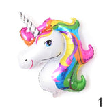 1 Pcs Birthday Party Decorations kids Foil Balloons Unicorn Balloon Party Supplies Wedding Baby Shower Decor Rainbow 2018 New