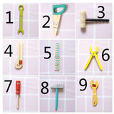 New wooden children DIY puzzle cartoon simulation multifunctional toolbox home nut disassembling toys (Size: include all)